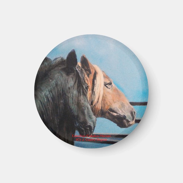 Imán Caballos/Caballos/Caballos/Caballos (Frente)