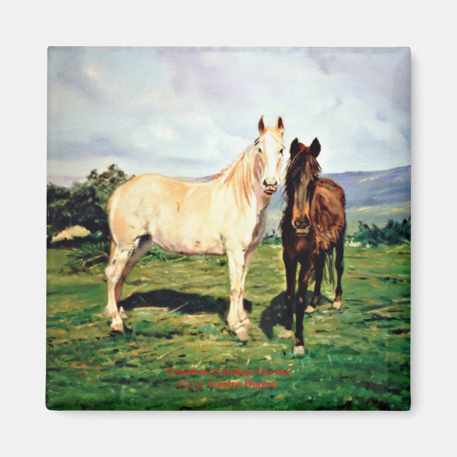 Imán Caballos/Cabalos/Caballos (Frente)