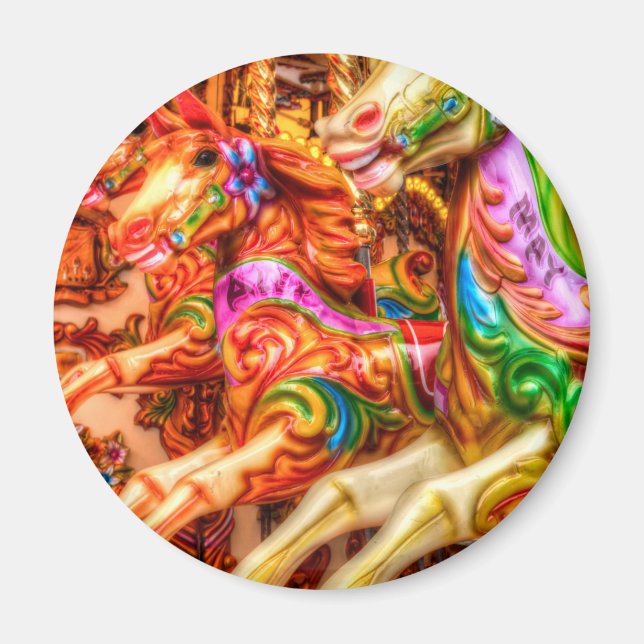 Imán Caballos de Carrusel de Victoria (Frente)