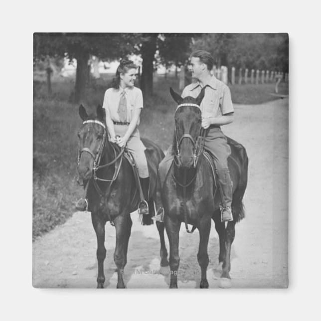 Imán Caballos de equitación (Frente)