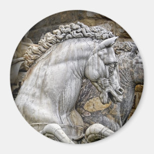 Imán Caballos de la estatua Italia de Neptuno