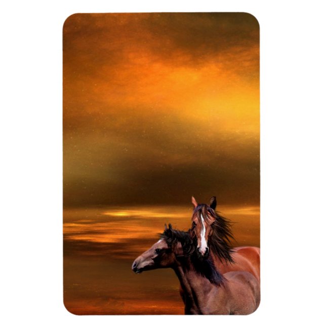 Imán Caballos de sol (Vertical)