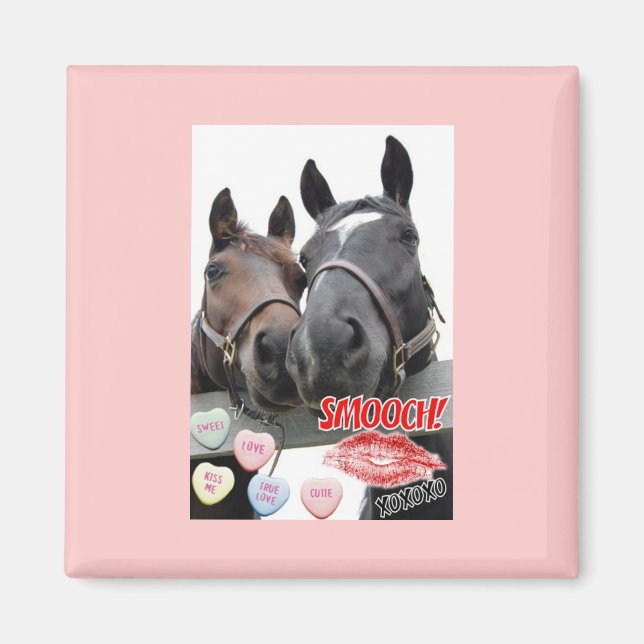 Imán Caballos el día de San Valentín (Frente)