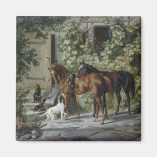 Imán Caballos en el Porch (por Albrecht Adam)