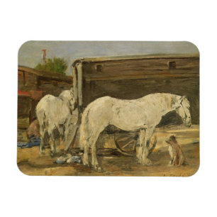 Imán Caballos gitanos, c.1885-90 (aceite en lona)