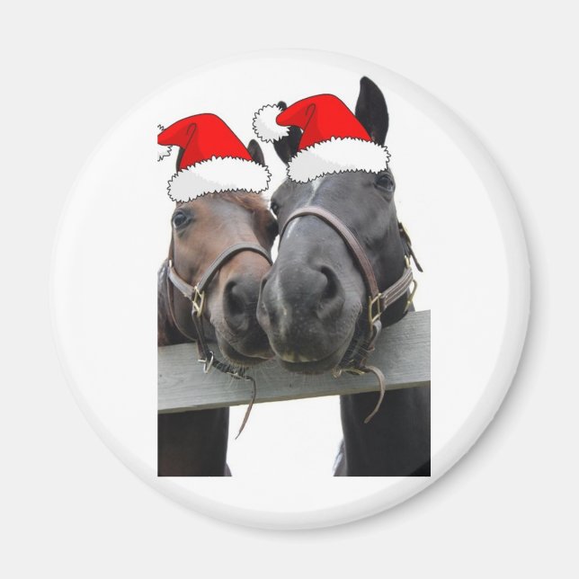 Imán Caballos navidades (Frente)