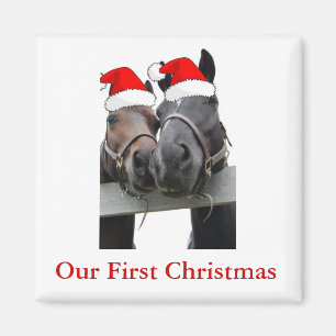 Imán Caballos navidades