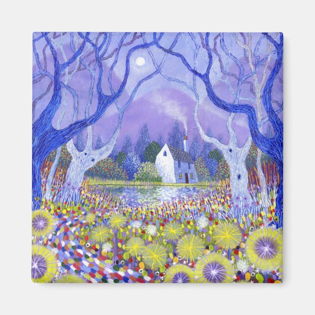 Imán Cabaña de madera 2013 (Frente)