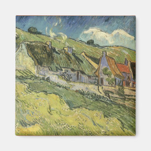 Imán Cabañas con Techo de Paja por Vincent van Gogh