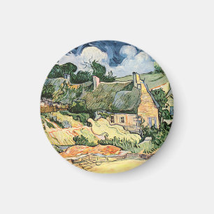 Imán Cabañas de paja en Cordeville Vincent van Gogh