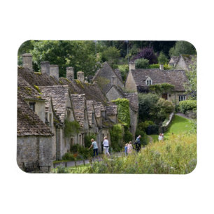Imán Cabañas de piedra de Cotswold en el pueblo de