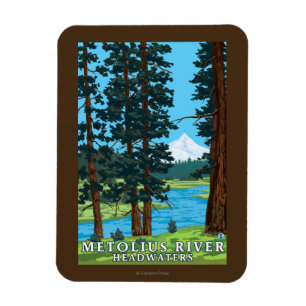 Imán Cabeceras del río de Metolius, Oregon