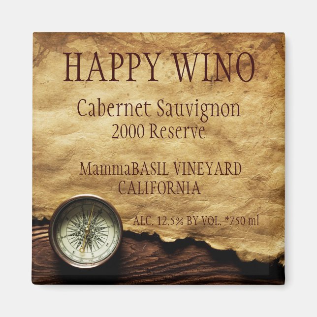 Imán ¡Cabernet Sauvignon Magnet! (Frente)