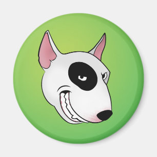 Imán cabeza de bull terrier