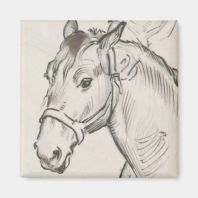 Imán Cabeza de caballo (por Alfred Dehodencq) (Frente)