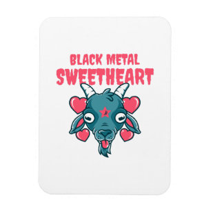 Imán cabeza de cabra adorable baphomet