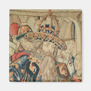 Imán Cabeza de Carlomagno, taller de Tournai