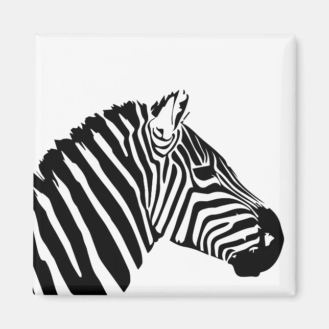 Imán Cabeza de cebra (Frente)