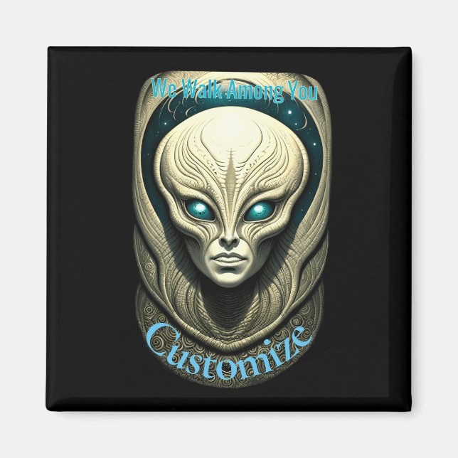 Imán Cabeza de cráneo de Alien Thunder_Cove (Frente)