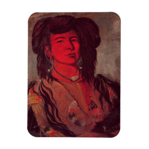 Imán Cabeza de Kate un cuerno (aceite en lona)