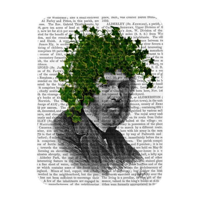 Imán Cabeza de la planta de Ivy Head (Vertical)