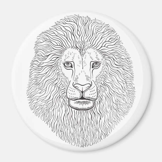 Imán Cabeza de león (Frente)