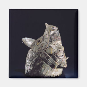 Imán Cabeza de un animal con la cabeza humana en