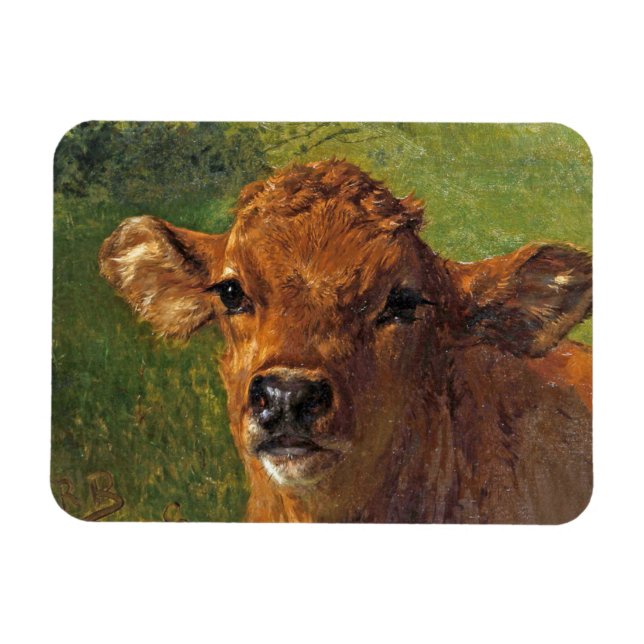 Imán Cabeza de un ternero (por Rosa Bonheur) (Horizontal)