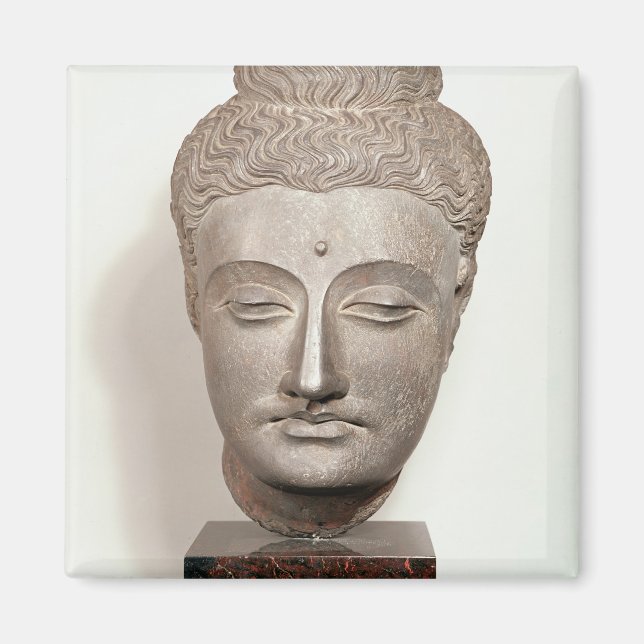 Imán Cabeza de una estatua de Buda, de (Frente)