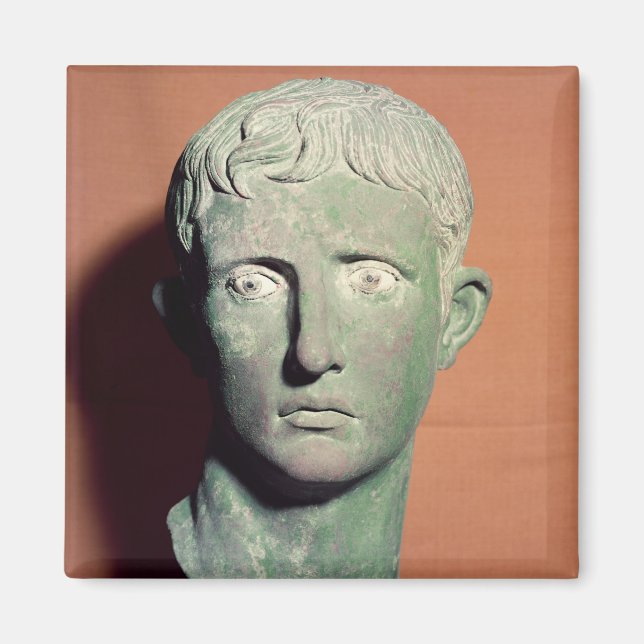 Imán Cabeza de una estatua de largo alcance del Emperad (Frente)