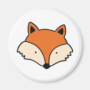 Imán Cabeza de zorro simple