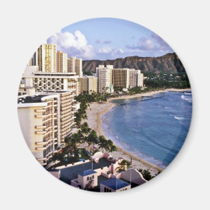 Imán Cabeza del diamante - playa de Waikiki, Oahu