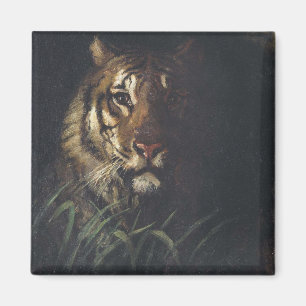 Imán Cabeza del tigre (por Abott Handerson Thayer)