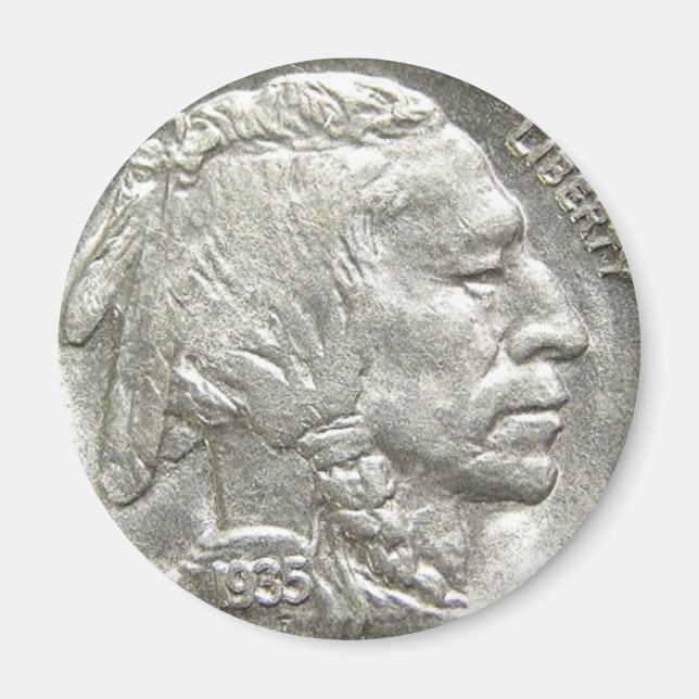 IMÁN CABEZA INDIA NICKEL (Frente)