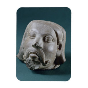 Imán Cabeza pulimentada de un extranjero, Sarnath, 3ro