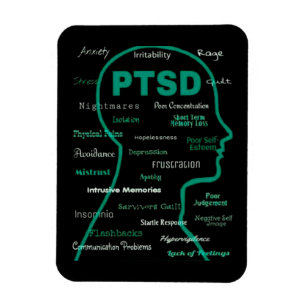 Imán Cabeza/síntomas de PTSD