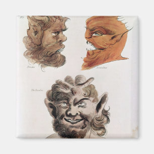 Imán Cabezas de demonios malvados