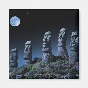 Imán Cabezas de la isla de pascua