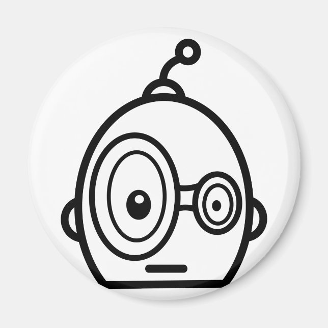 Imán Cabezas de robot (Frente)