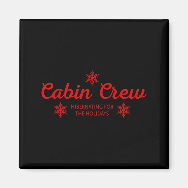 Imán Cabin Crew Christmas Pjs Family Christmas Pajamas  (Frente)