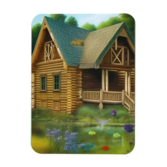 Imán Cabina al lado del estanque (Vertical)