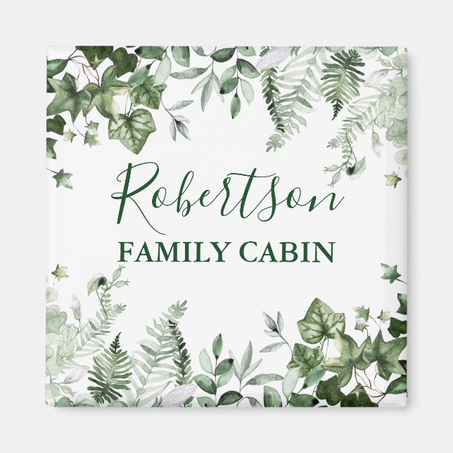 Imán Cabina de la familia de sabores de marfil botánico (Frente)