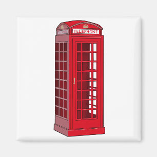 Imán Cabina de teléfono inglesa roja