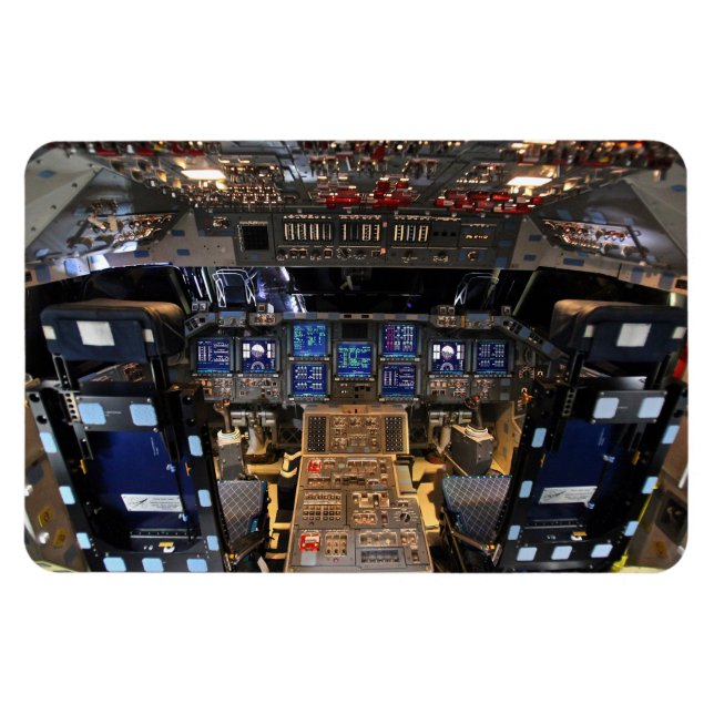 Imán Cabina de vuelo del transbordador espacial Endeavo (Horizontal)