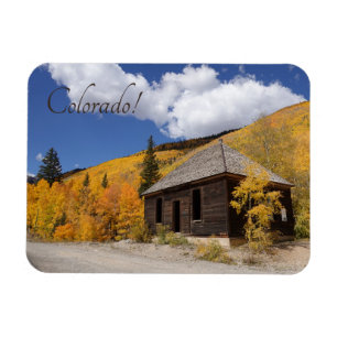 Imán Cabina rústica en brillantes peniques amarillos Co