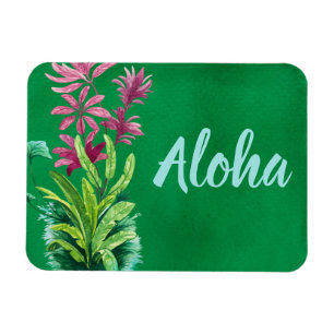 Imán Cabina tropical hawaiana de la travesía de la flo