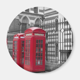 Imán Cabinas de teléfonos rojas