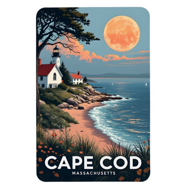Imán Cabo Cod Massachusetts (Vertical)