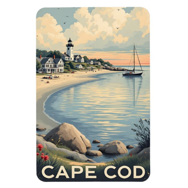 Imán Cabo Cod Massachusetts (Vertical)