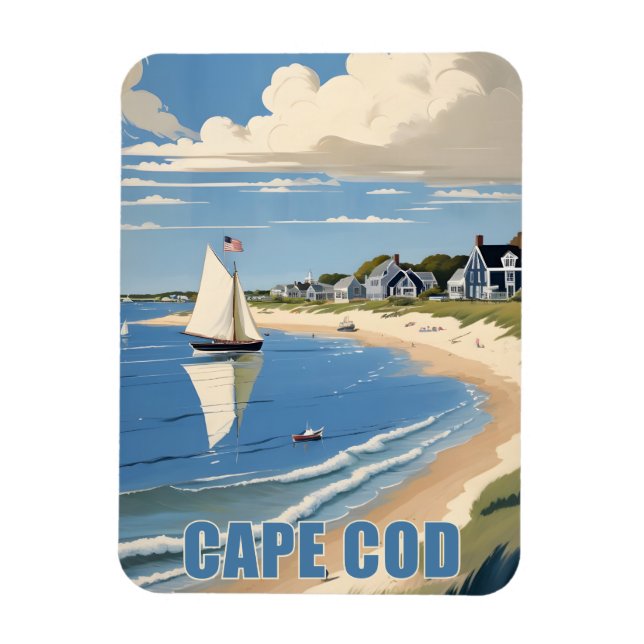 Imán Cabo Cod Massachusetts (Vertical)